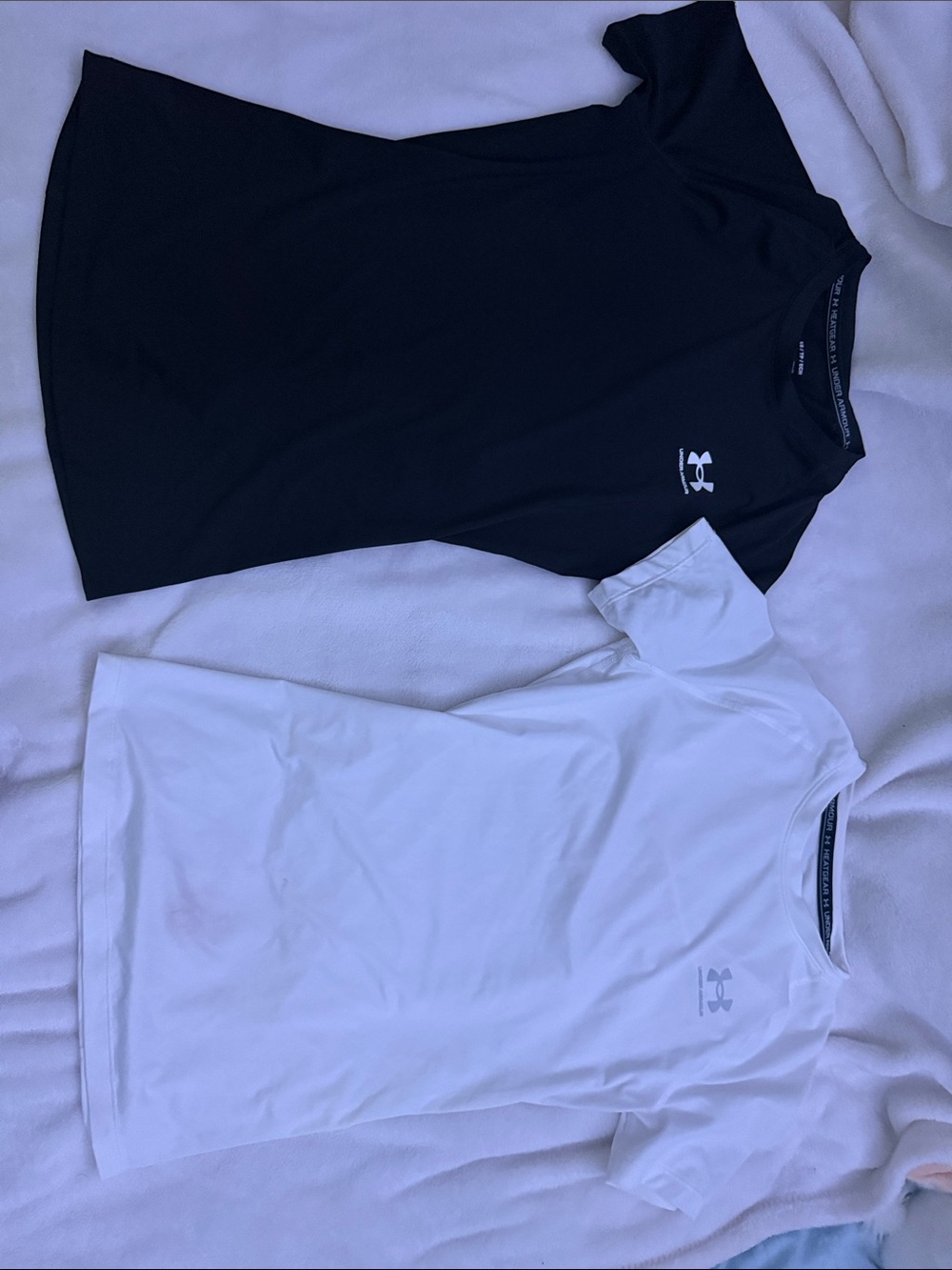 Under Armour Kids Black and White Short Sleeve Active Tees - 2-Pack